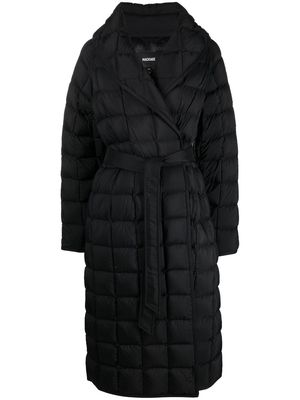 Mackage tied-waist belted padded coat - Black