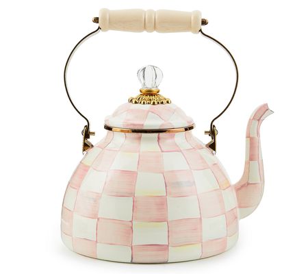 Mackenzie-Childs 3-Quart Enamel Tea Kettle