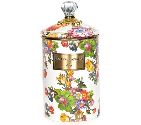 Mackenzie-Childs Large Flower Market Canister