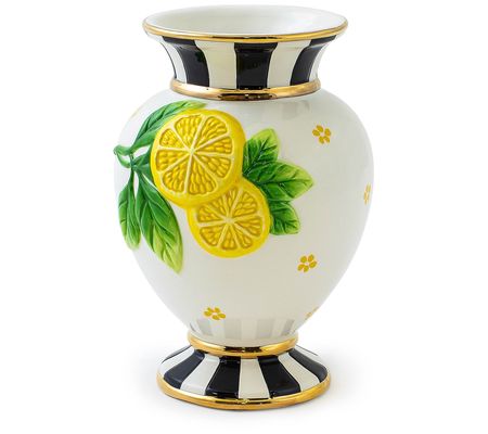 Mackenzie-Childs Lemon Vase