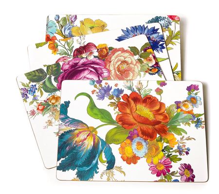 Mackenzie-Childs Set of 4 Flower MarketPlacemats