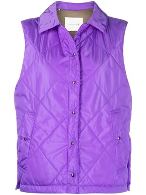 Mackintosh ANNABEL Purple Quilted Nylon Liner Vest