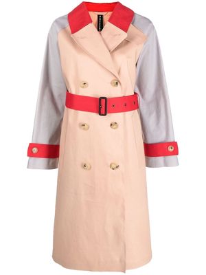 Mackintosh AVA bonded cotton trench coat - Neutrals