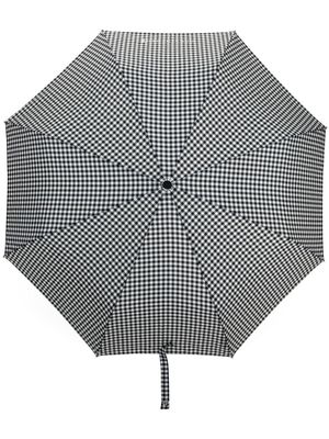Mackintosh Ayr gingham-check umbrella - Black