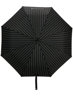 Mackintosh Ayr stripe-print umbrella - Black