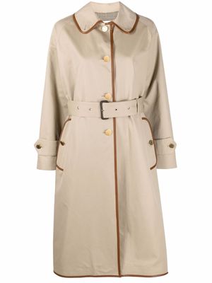 Mackintosh Cardow cotton trench coat - Neutrals