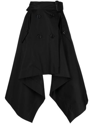 Mackintosh CECILA gabardine cotton skirt - Black
