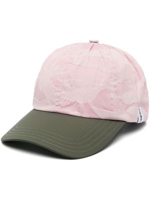Mackintosh colour-block baseball cap - Pink