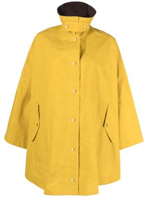 Mackintosh Cora single-breasted coat - Yellow