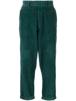Mackintosh corduroy tapered trousers - Green