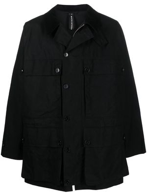 Mackintosh COUNTRY waxed cotton coat - Black