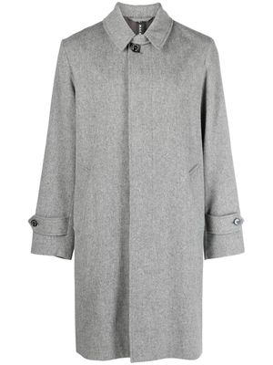 Mackintosh Didsbury button-up wool coat - Grey
