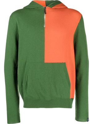Mackintosh Double Agent hooded jumper - Green