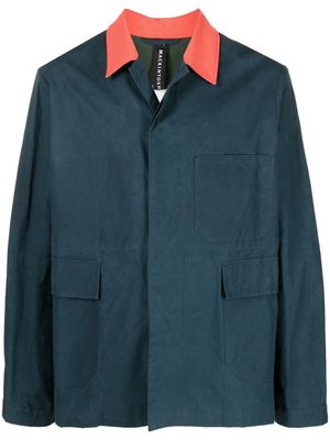 Mackintosh DRIZZLE waxed cotton jacket - Blue