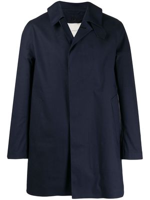 Mackintosh DUNOON cotton short coat - Blue