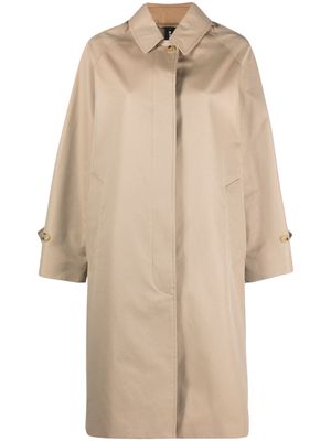 Mackintosh Garia single-breasted coat - Neutrals