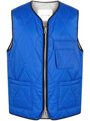 Mackintosh GENERAL quilted gilet - Blue