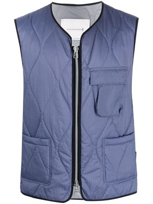 Mackintosh GENERAL quilted gilet - Grey