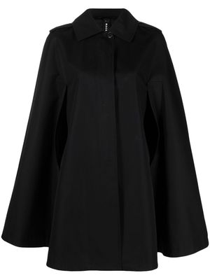 Mackintosh Halleigh cotton cape - Black