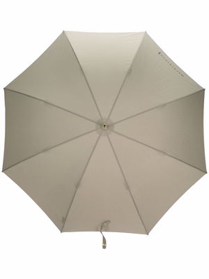 Mackintosh Heriot whangee-handle stick umbrella - Neutrals