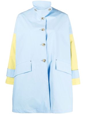 Mackintosh Humbie A-line coat - Blue