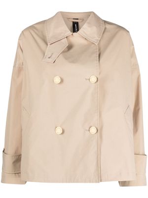 Mackintosh Humbie Putty double-breasted overcoat - Neutrals