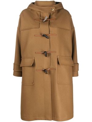 Mackintosh Humbie toggle-fastening coat - Brown