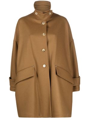 Mackintosh Humbie wool overcoat - Brown