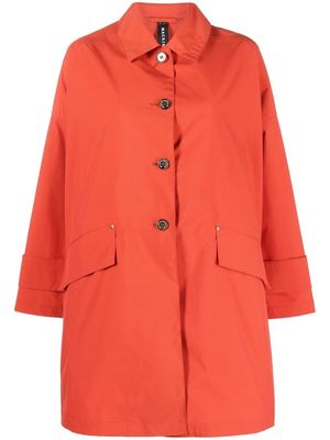 Mackintosh Humble single-breasted coat - Red