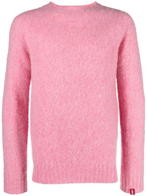 Mackintosh Hutchins crew-neck wool sweater - Pink