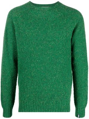 Mackintosh HUTCHINS wool crew-neck jumper - Green