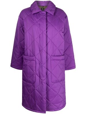 Mackintosh KENNA quilted coat - Purple
