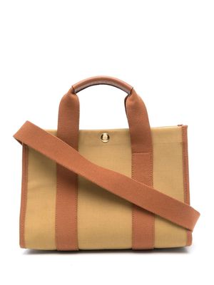 Mackintosh L/UNIFORM mini bonded cotton tote bag - Neutrals