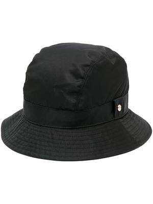 Mackintosh logo-plaque bucket hat - Black