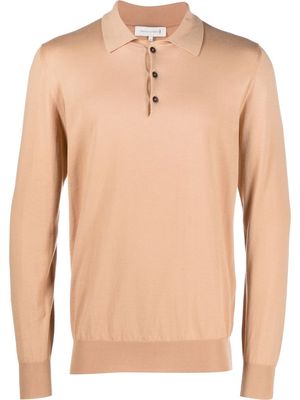Mackintosh long-sleeve polo shirt - Neutrals