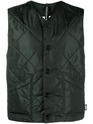 Mackintosh New Hig quilted gilet - Green