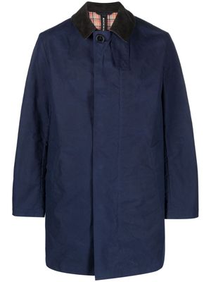 Mackintosh Norfolk long-sleeve raincoat - Blue