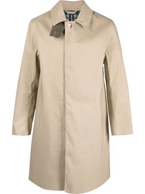 Mackintosh Oxford 3/4 trench coat - Neutrals