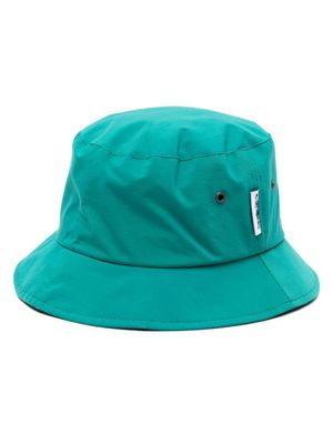 Mackintosh Pelting Dry logo-tag bucket hat - Green