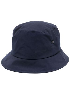 Mackintosh PELTING logo-patch bucket hat - Blue