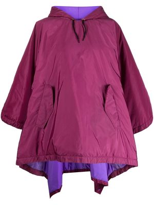 Mackintosh SIMA hooded poncho - Pink