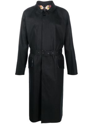 Mackintosh ST HONORE bonded cotton coat - Black
