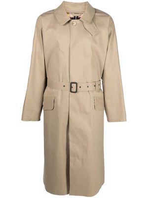 Mackintosh ST HONORE bonded cotton coat - Brown