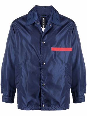 Mackintosh tape detail lightweight jacket - Blue