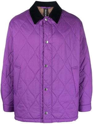 Mackintosh Teeming quilted coach jacket - Purple