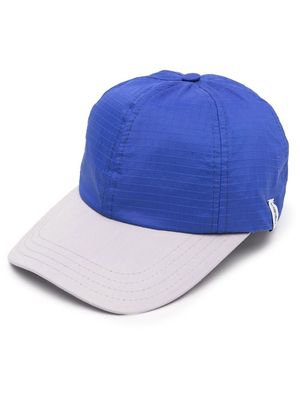 Mackintosh TIPPING panelled RAINTEC baseball cap - Blue