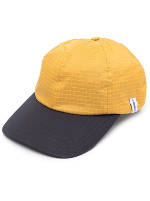 Mackintosh TIPPING panelled RAINTEC baseball cap - Yellow