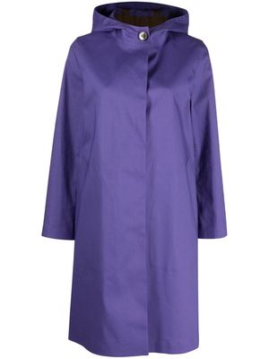 Mackintosh Watten cotton raincoat - Purple