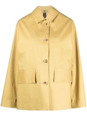 Mackintosh Zinnia button-up cotton jacket - Gold