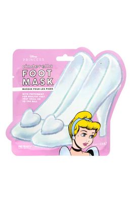 MAD BEAUTY Disney Cinderella Peppermint Foot Mask in Princess